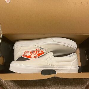 Vans True White Classic Slip-On Shoes